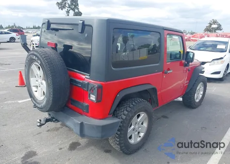 2011 Jeep Wrangler Sport from USA, damaged, VIN 1J4AA2D13BL501640